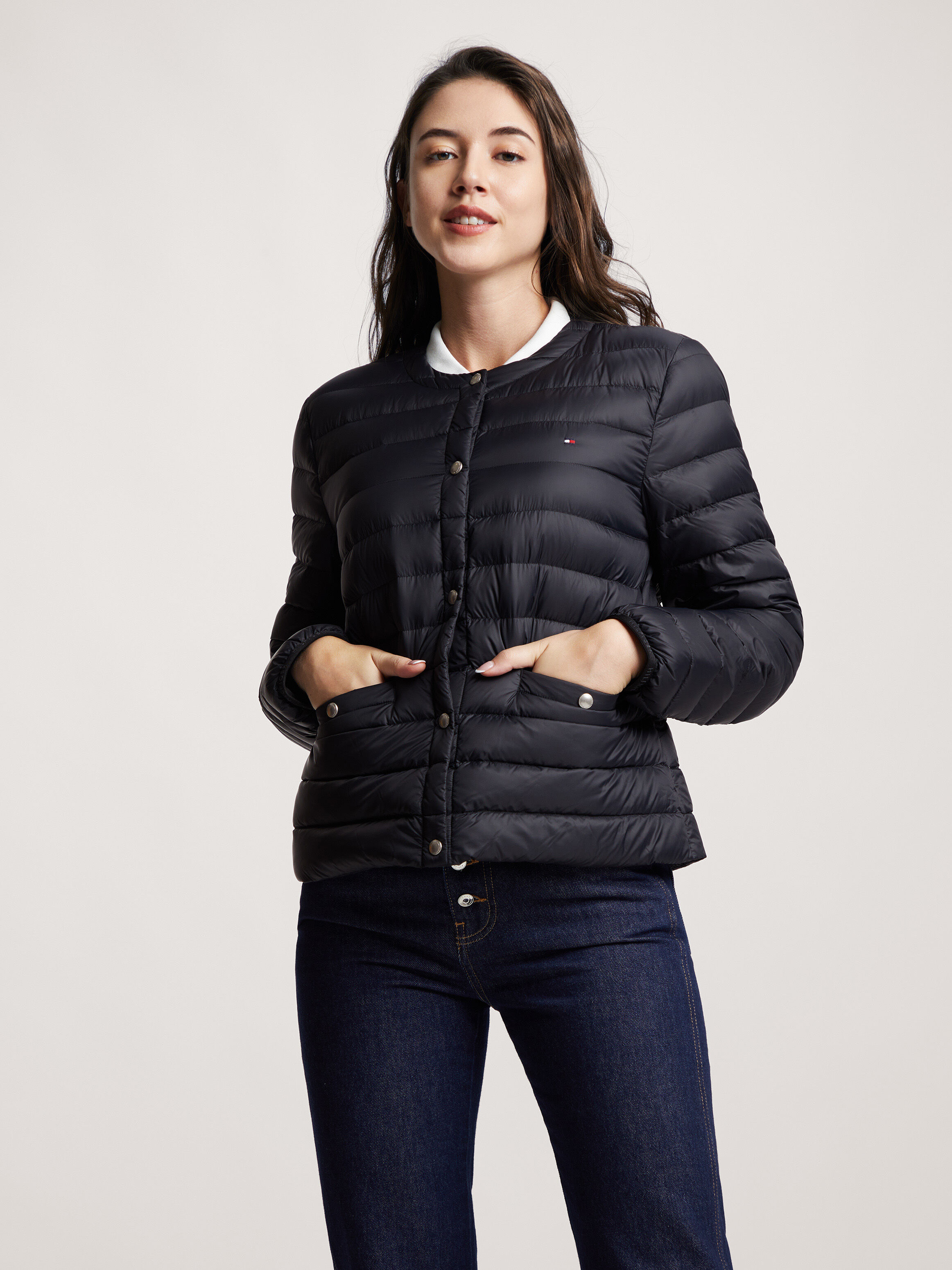 Tommy hilfiger lightweight down quilted jacket best sale