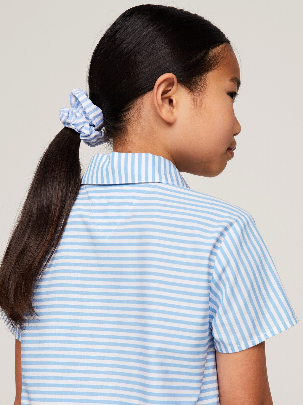 Ithaca Stripe Fit And Flare Dress, Blue Spell Stripe / White, hi-res