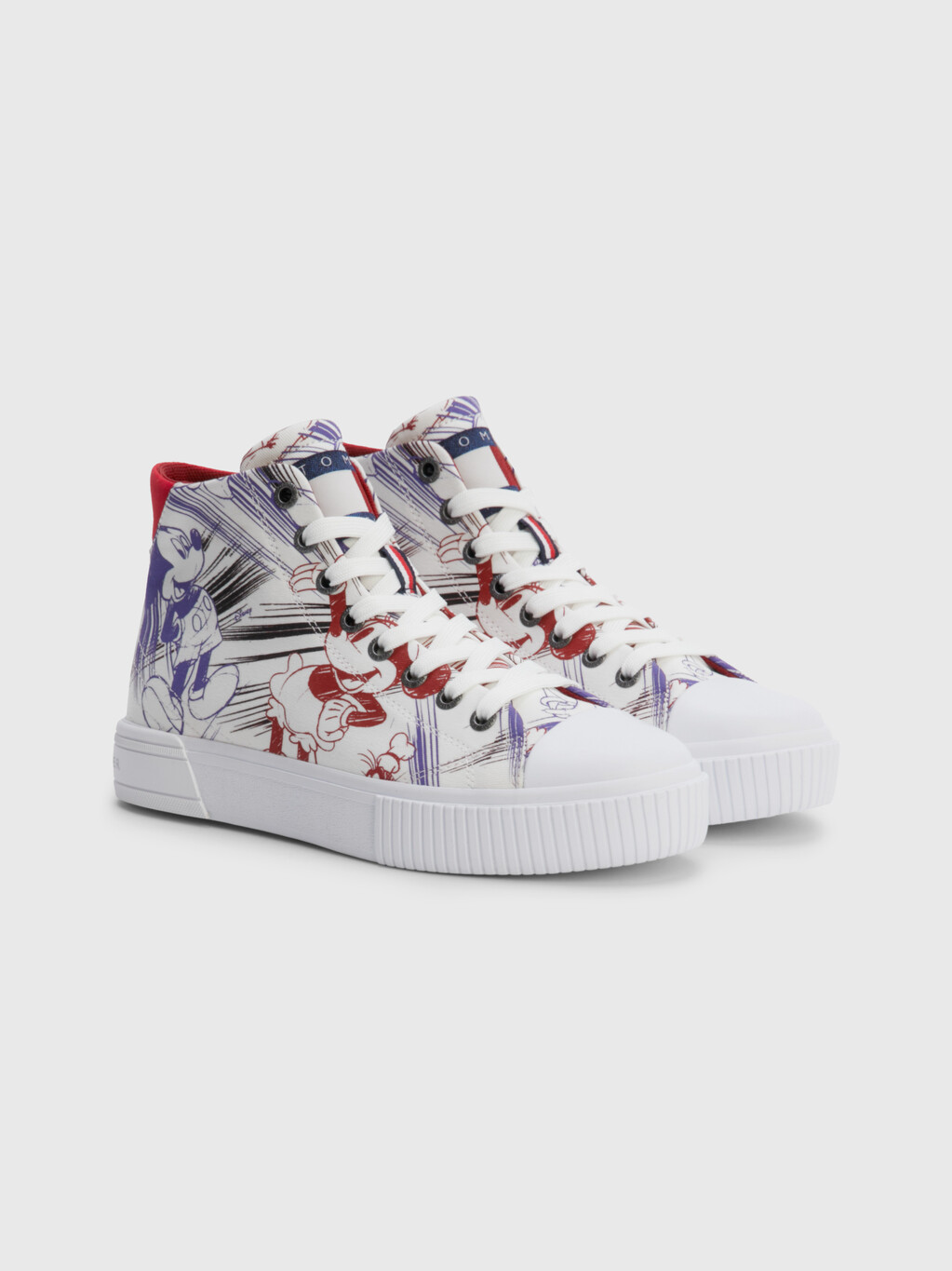 Disney X Tommy Artwork High-Top Trainers, White/Aop, hi-res
