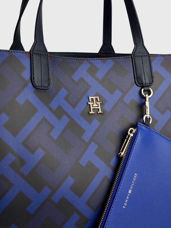 ICONIC ALL-OVER TH MONOGRAM TOTE