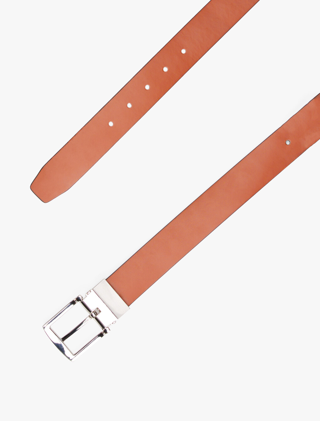 Reversible Leather Belt, Cognac / Black, hi-res