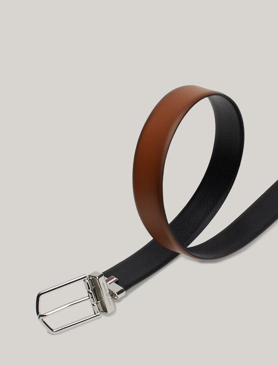 Business Luxe Reversible Leather Belt 3.5