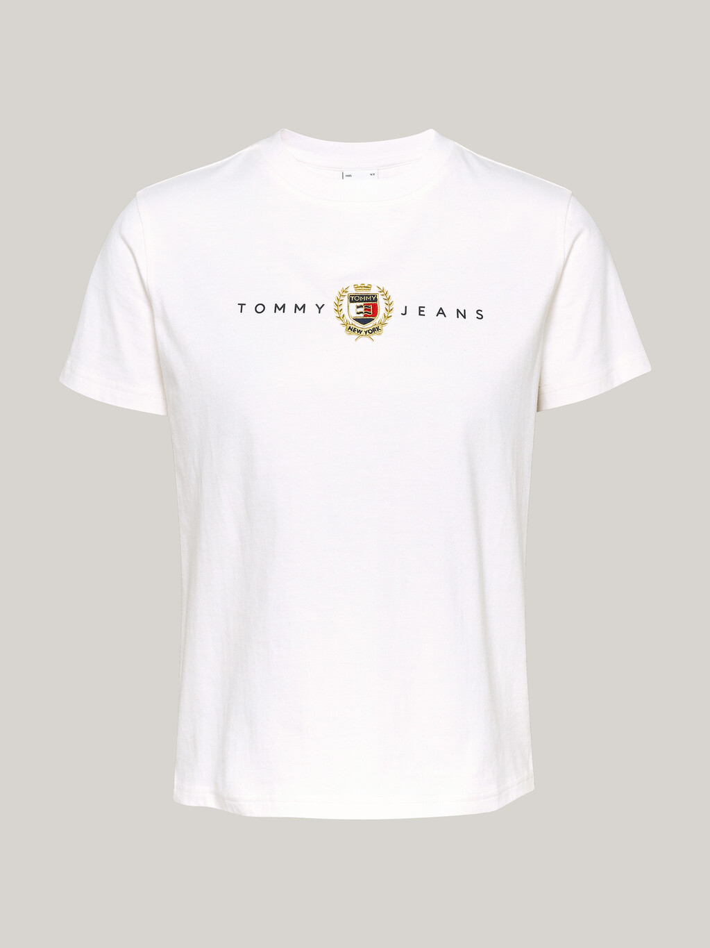 Tommy Prep Crew Neck T-Shirt, Ancient White, hi-res