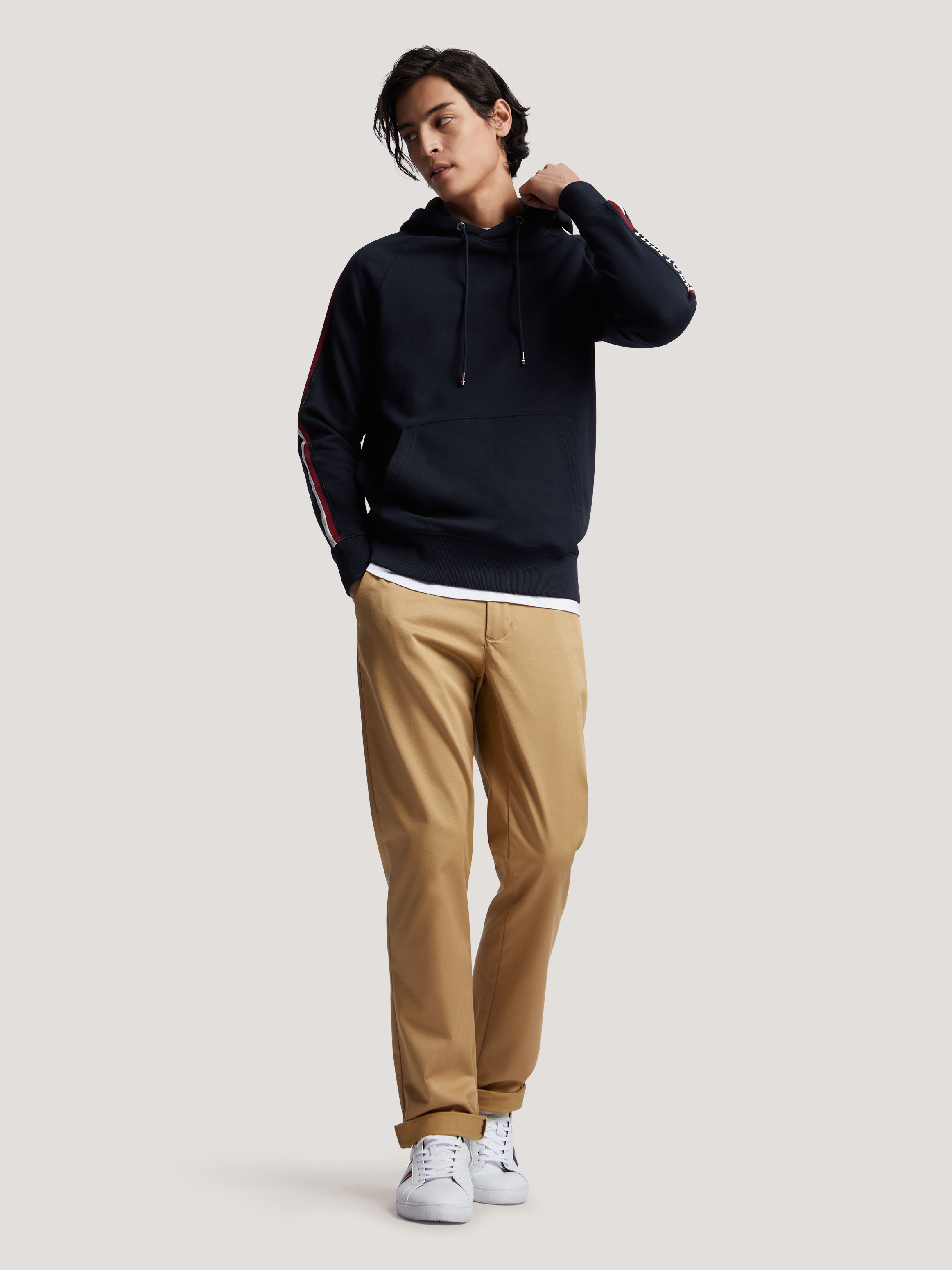 Tommy hilfiger on sale drawstring hoodie