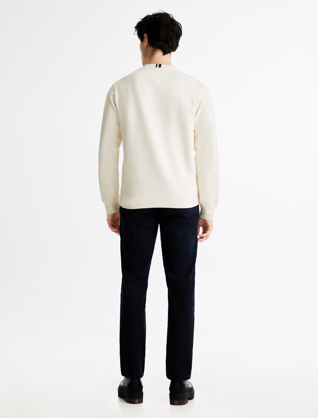Rope Logo Interlock Sweatshirt, Ivory Petal, hi-res