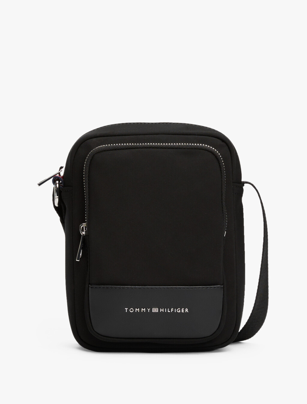 TH Business Metal Logo Reporter Bag, Black, hi-res