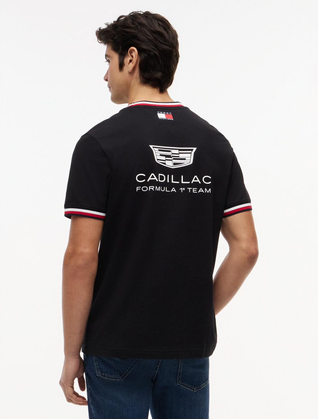 TH x Cadillac Formula 1&reg; 車隊復刻版 T 恤, Black, hi-res