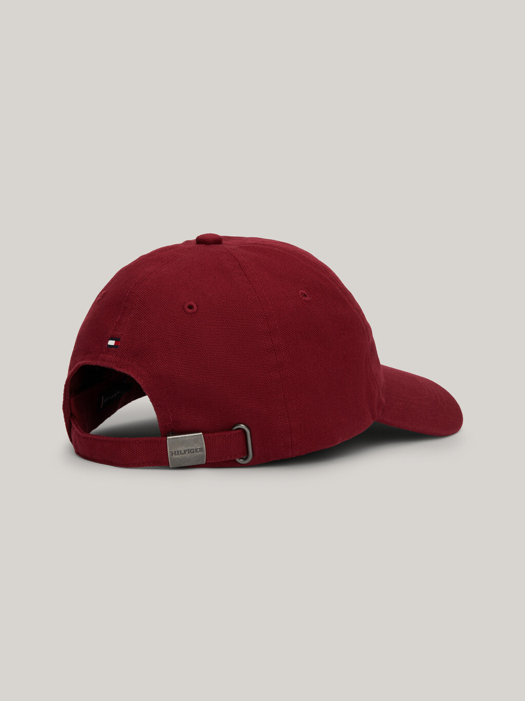 Hilfiger Monotype 刺繡六片式棒球帽, Rouge, hi-res