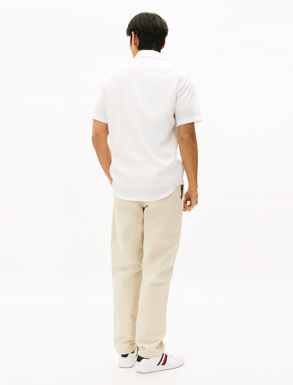 Non Iron Short Sleeve Shirt, Th Optic White, hi-res