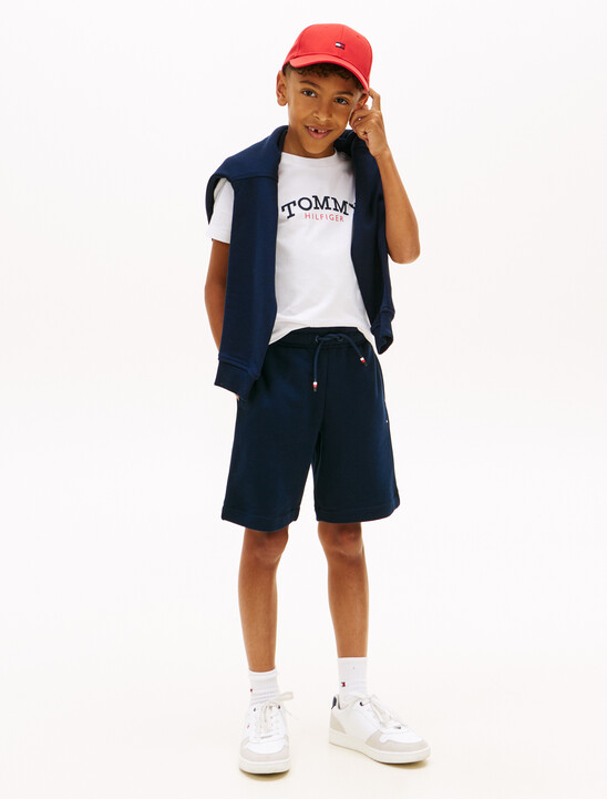 Brushed Fleece T-Shirt And Sweat Shorts Set