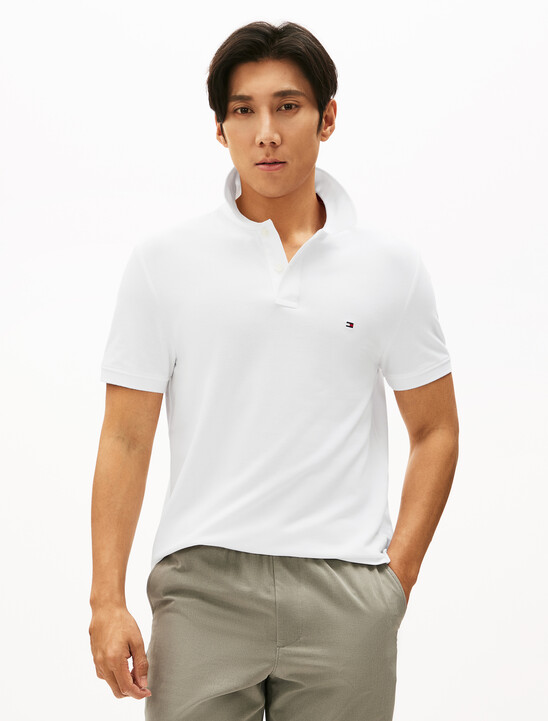 Color Block Undercollar Polo
