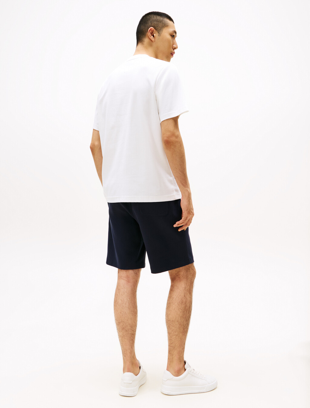 Hilfiger 浮雕標誌 T 恤, White, hi-res