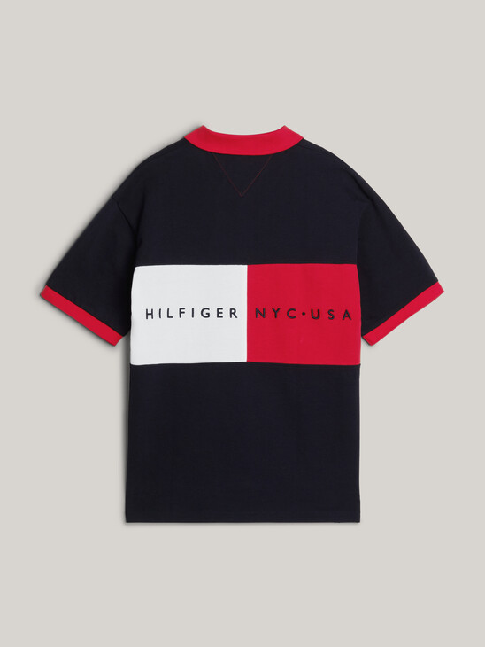 Hilfiger Team 標準版型旗幟 Polo 衫