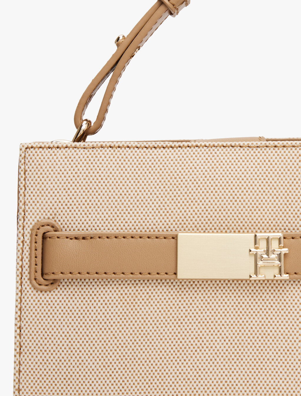Heritage Canvas Crossbody Satchel, Canvas w/Safari Canvas, hi-res