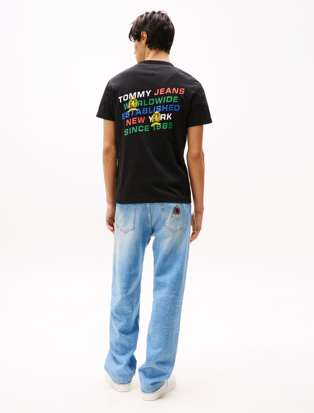 Back Graphic Logo T-Shirt, Black, hi-res