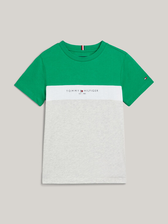 Essential Colour-Blocked Logo T-Shirt