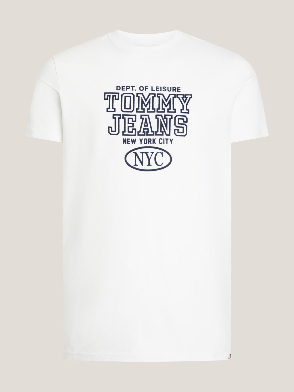 Tommy Flock Logo T-Shirt, White, hi-res