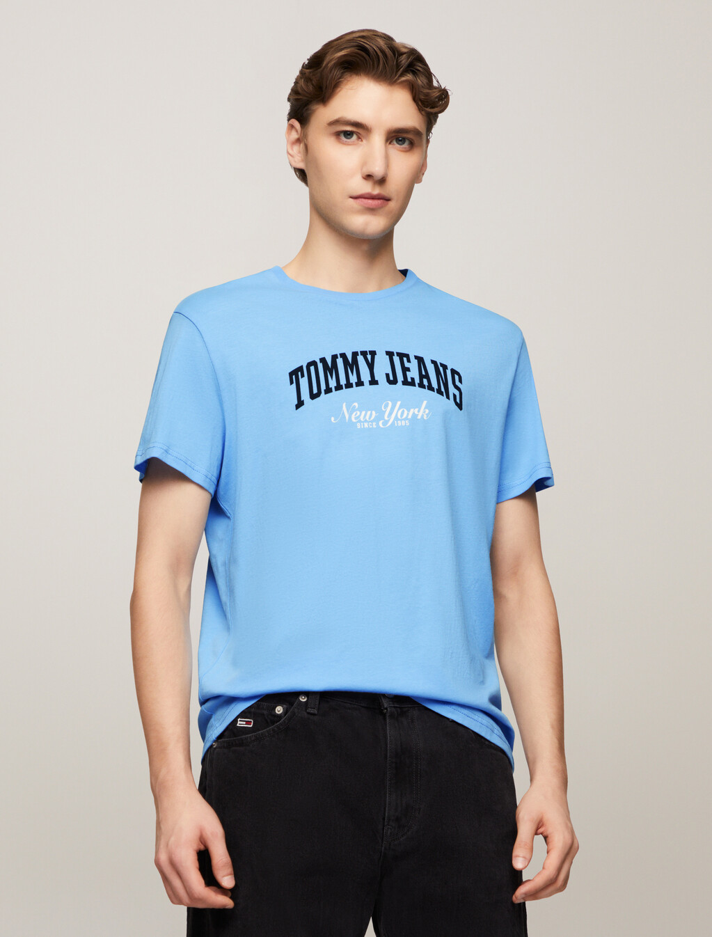Varsity Logo Slim T-Shirt, Sugarplum Blue, hi-res