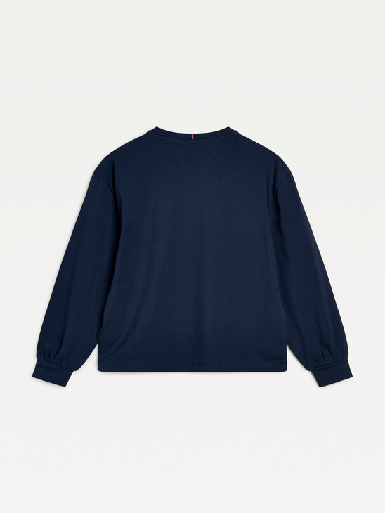 Metallic Logo Long Sleeve T-Shirt Metallic Logo Long Sleeve T-Shirt