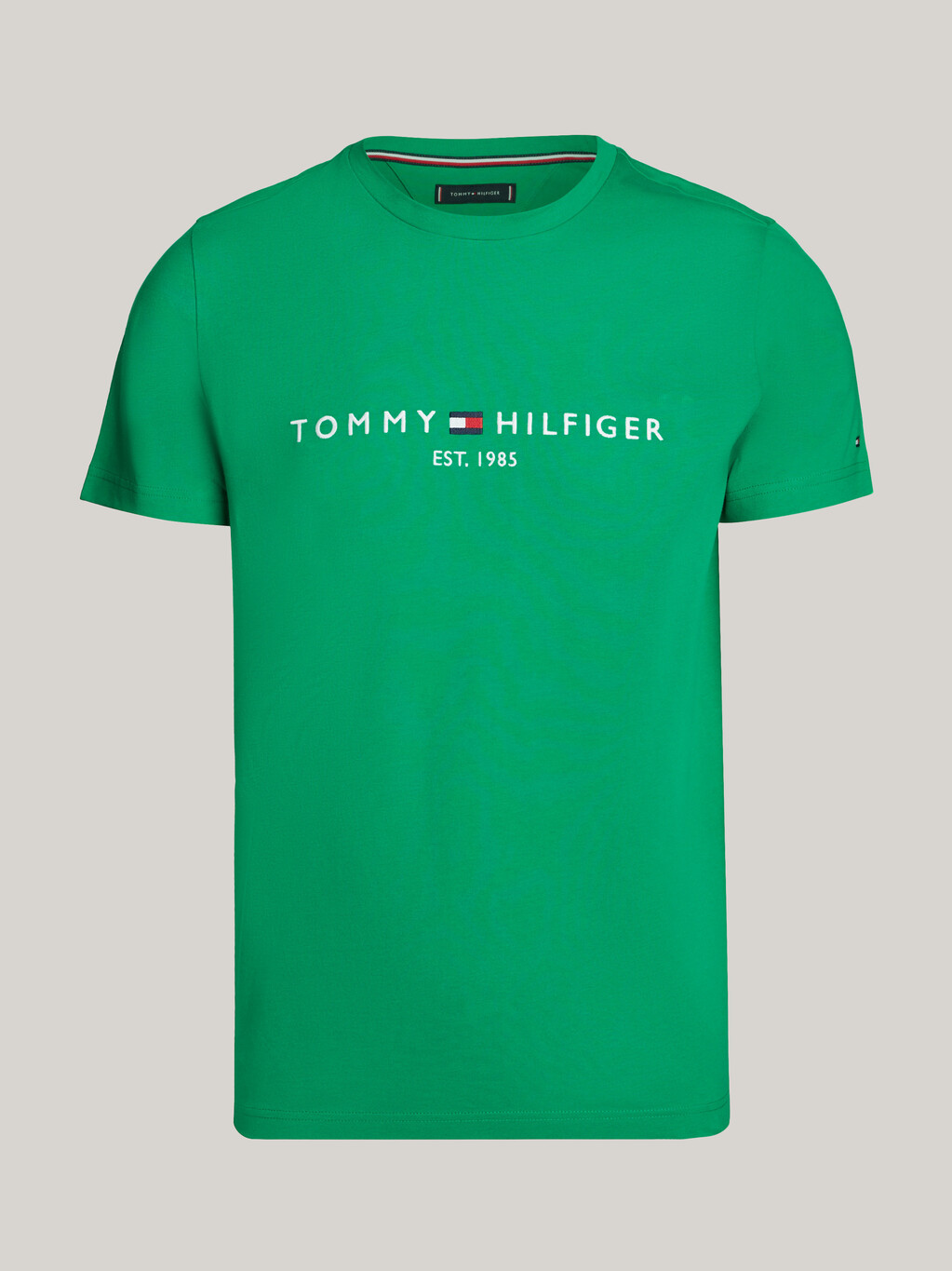 有機棉標誌 T 恤, Olympic Green, hi-res