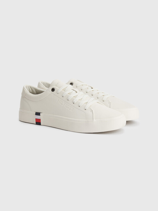 MODERN VULCANIZED CORPORATE LEATHER SNEAKERS