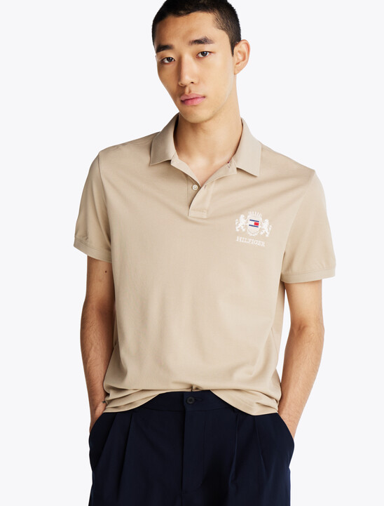 標準版型標誌刺繡 Polo 襯衫