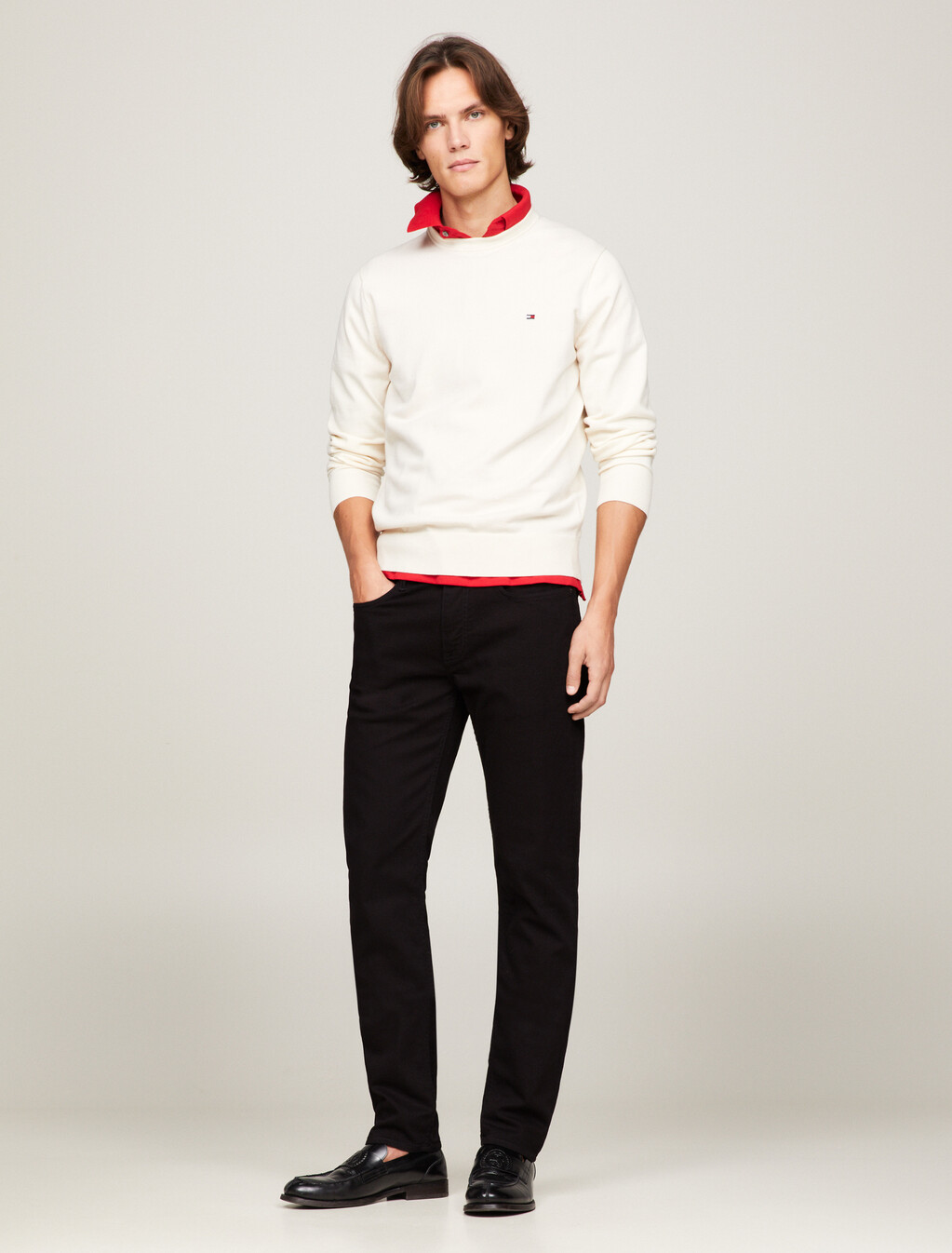 Denton Straight Black Jeans, Chelsea Black, hi-res