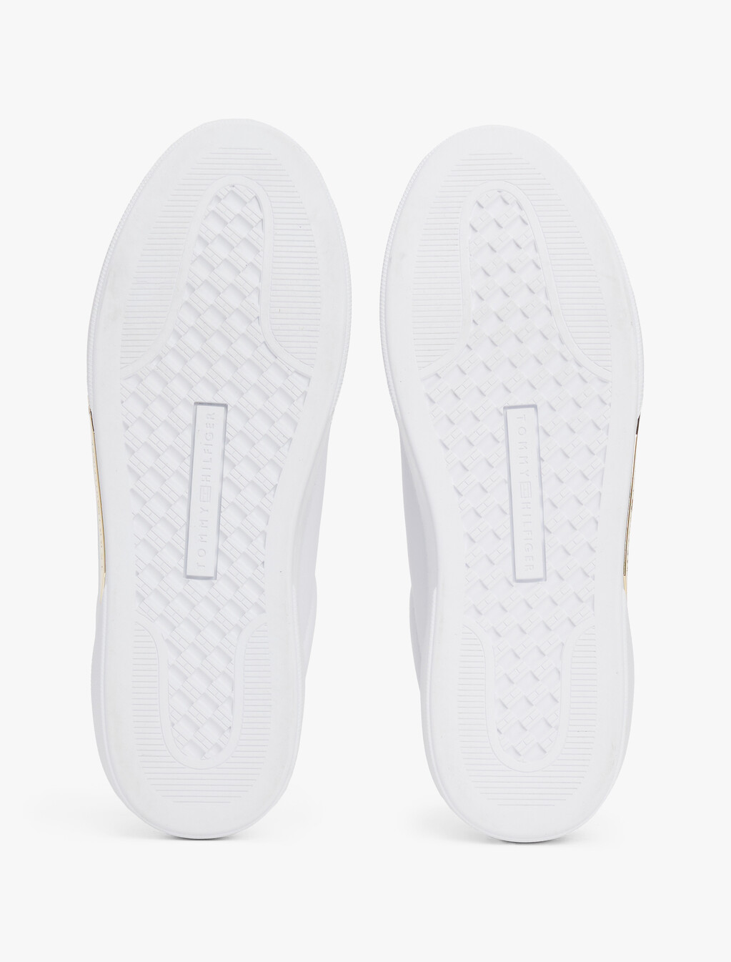 Leather Court Trainers, White, hi-res