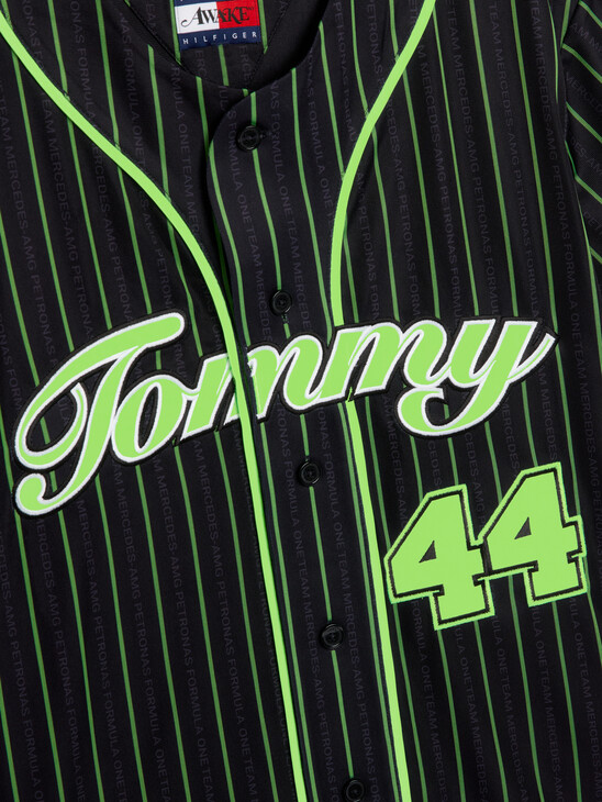 Tommy X Mercedes-Amg F1 X Awake Ny Lewis Hamilton Baseball Shirt
