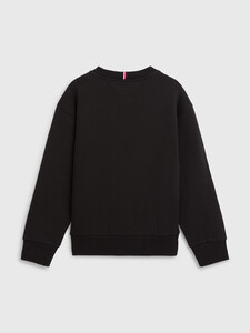 CHECKERBOARD LOGO SWEATSHIRT, Black, hi-res