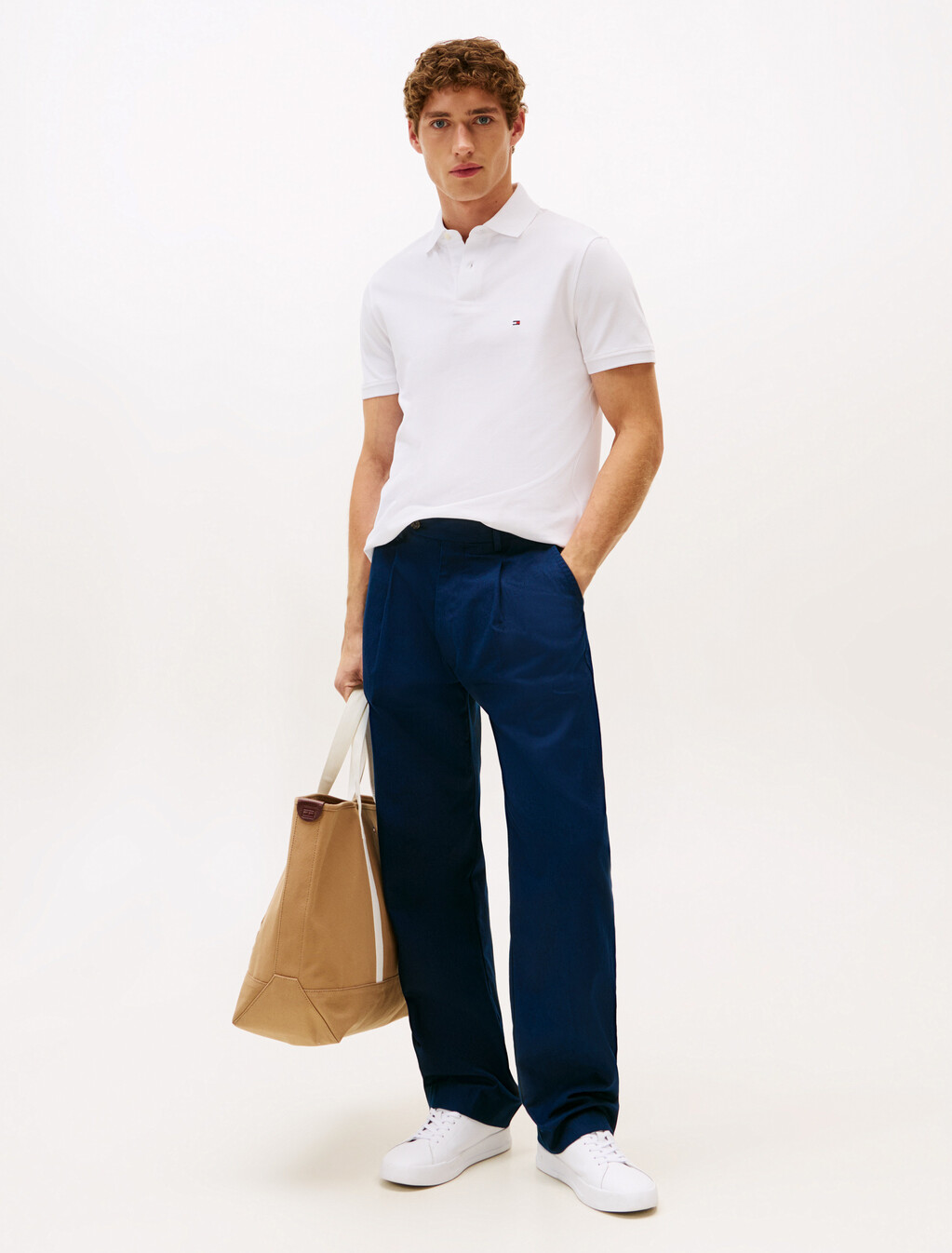 1985 Collection Regular Fit Polo, White, hi-res