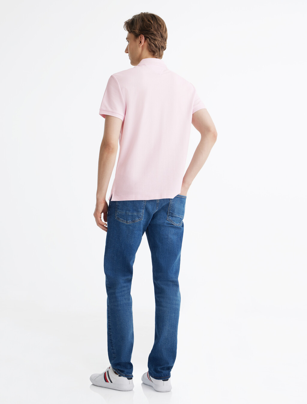 Monogram Logo Regular Polo, Light Pink, hi-res