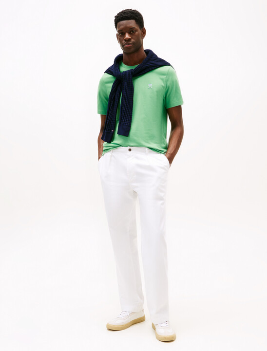 Contrast TH Monogram Embroidery T-Shirt