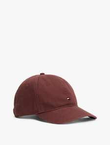 Tommy Flag Soft Baseball Cap, Rich Walnut, hi-res