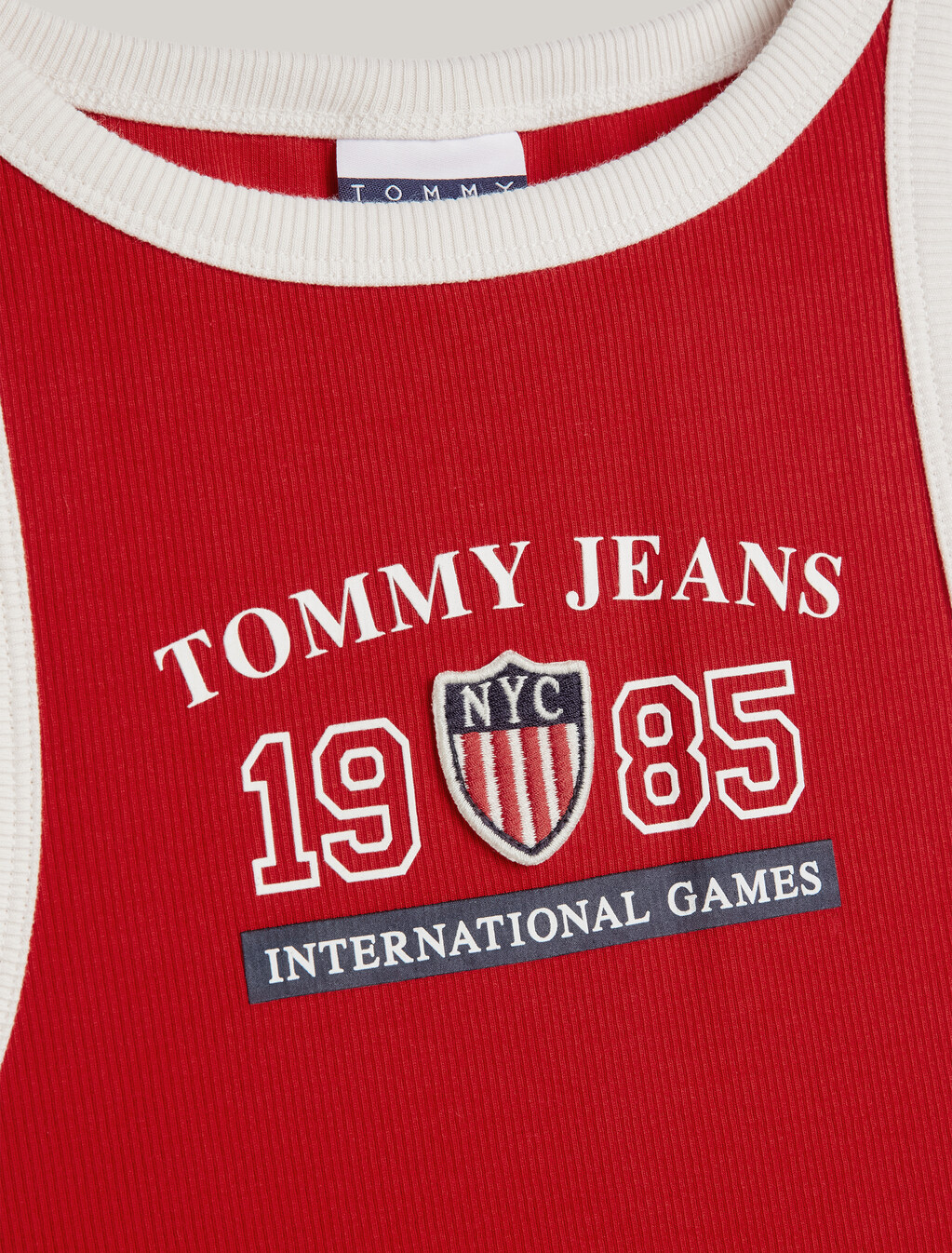 TJ x INTERNATIONAL GAMES Logo Mini Dress, Deep Crimson, hi-res