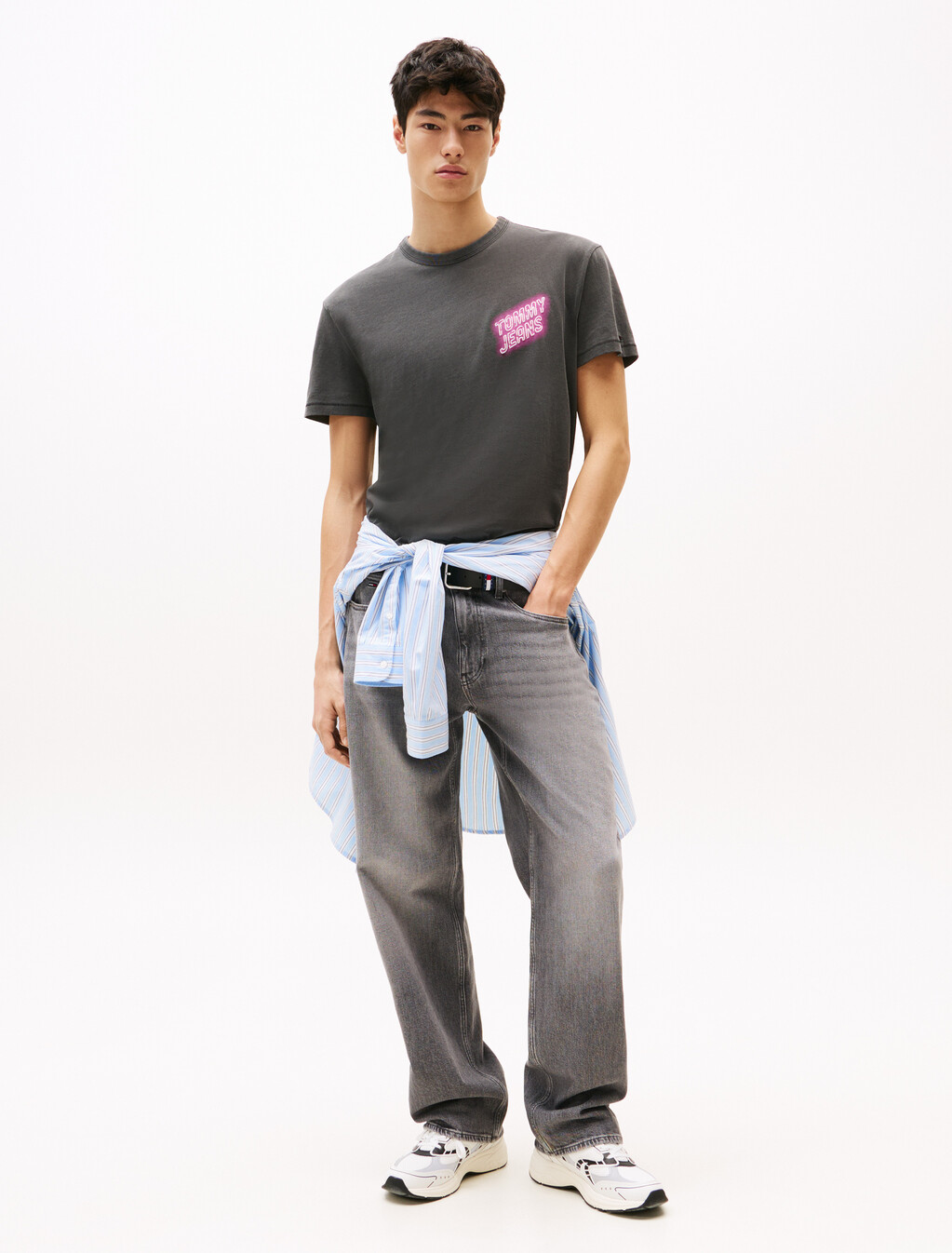 Novelty Fair Print T-Shirt, Black, hi-res