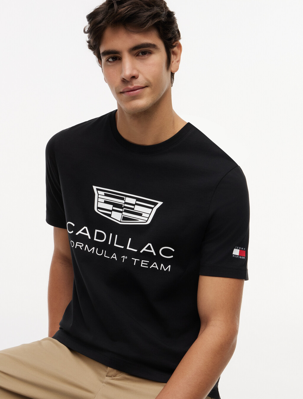 TH x Cadillac Formula 1&reg; 車隊標誌 T 恤, Black, hi-res