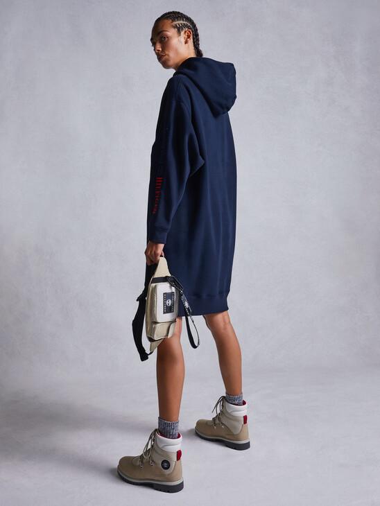 TOMMYXTIMBERLAND HOODED SWEATSHIRT DRESS TOMMYXTIMBERLAND HOODED SWEATSHIRT DRESS