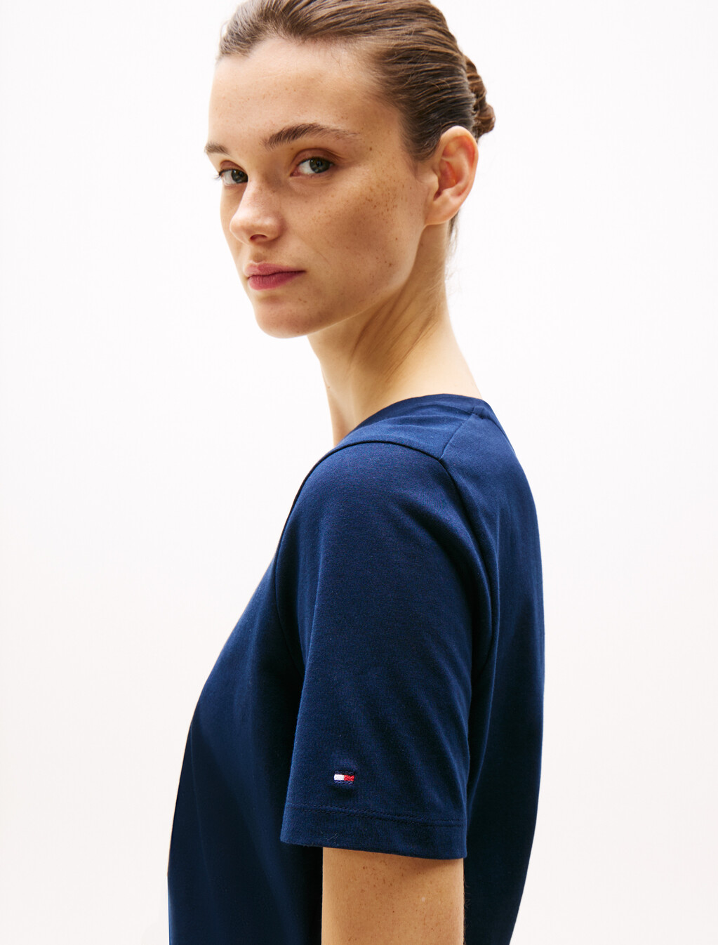 Contrast Flag T-Shirt, Dark Night Navy, hi-res