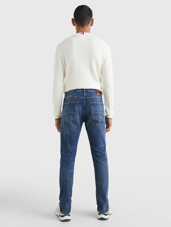 HOUSTON TAPERED TOMMY HILFIGER FLEX DISTRESSED JEANS