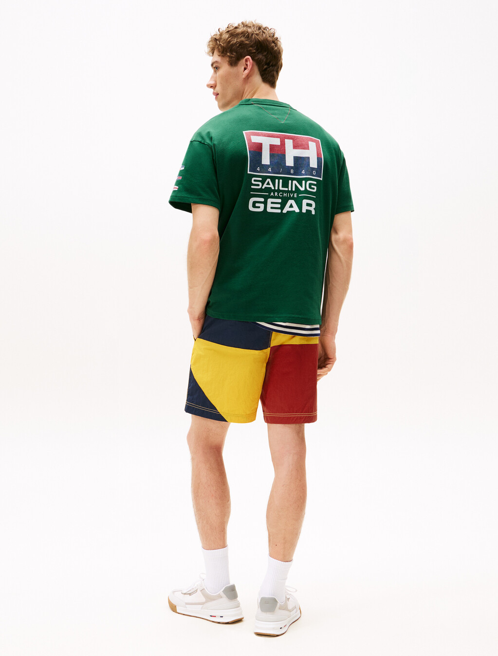 Hilfiger Sailing Relaxed Back Logo T-Shirt, Ornamental Green, hi-res