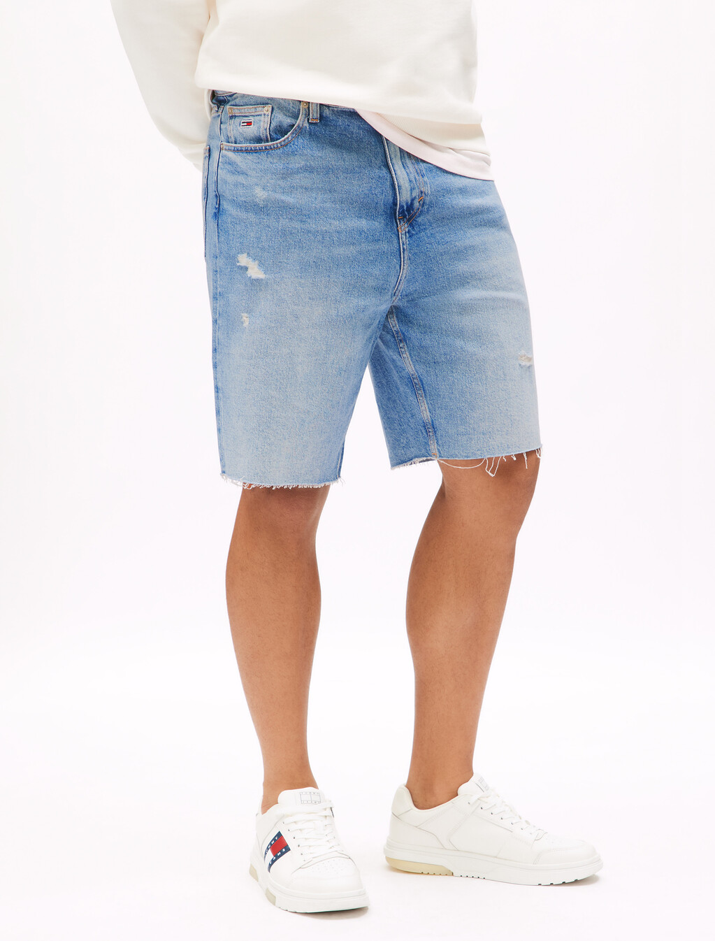 Isaac 寬鬆牛仔短褲, Denim Light, hi-res