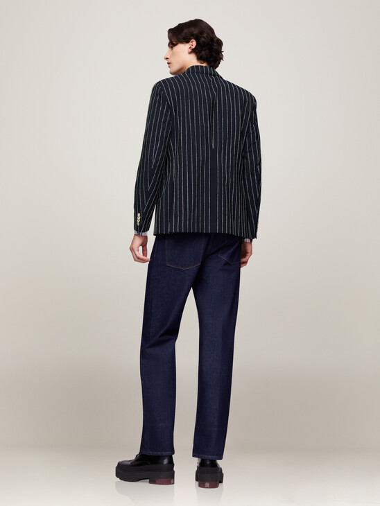 Pinstripe Constructed Lardini Blazer