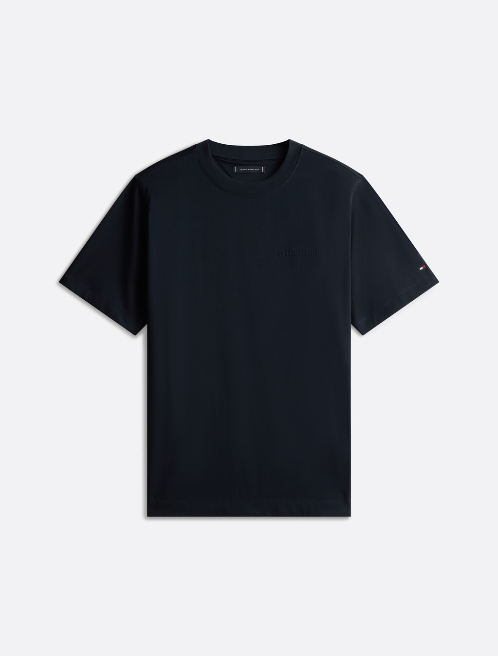 Embossed Hilfiger T-Shirt, Desert Sky, hi-res