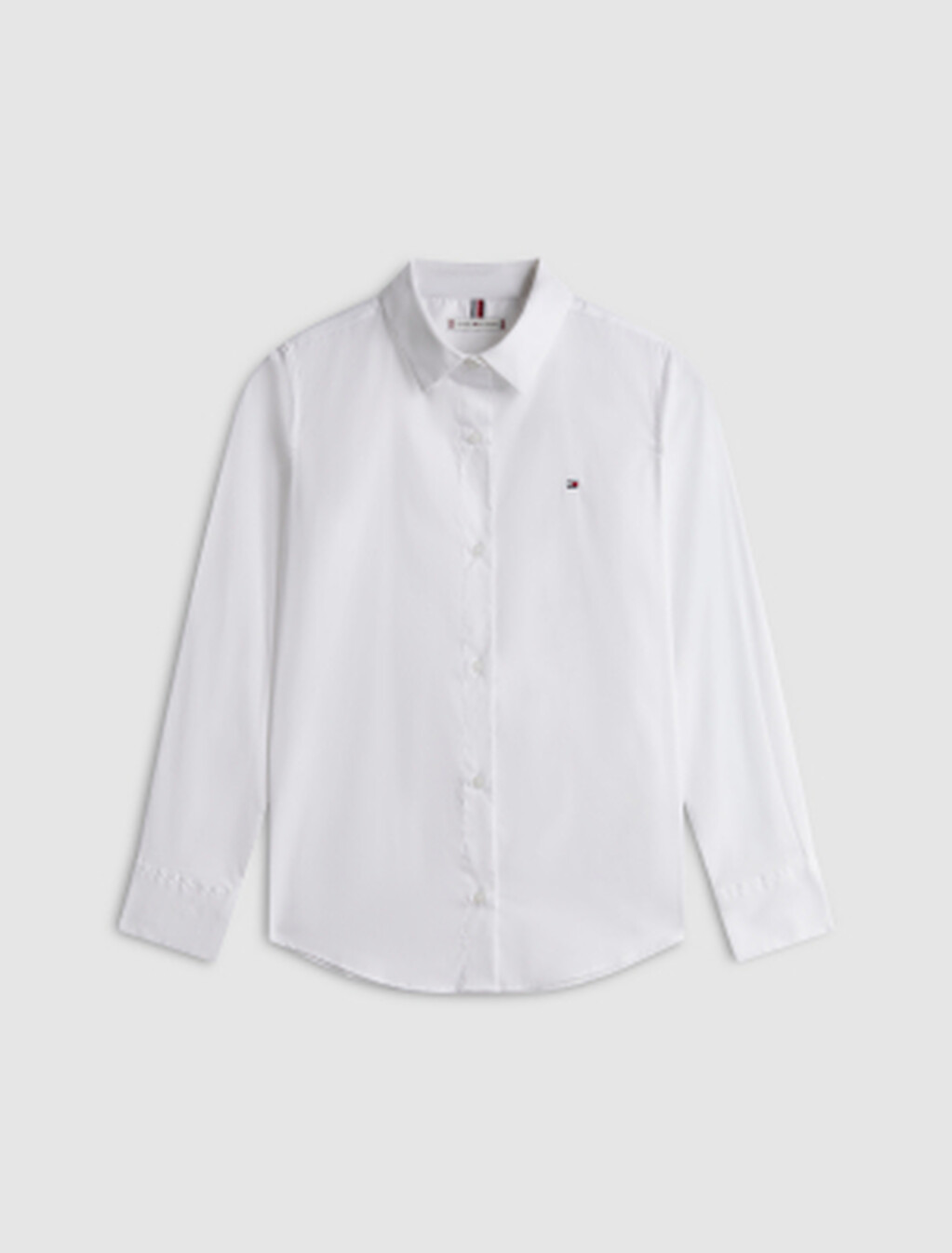 Asia Fit Regular Poplin Shirt, Th Optic White, hi-res