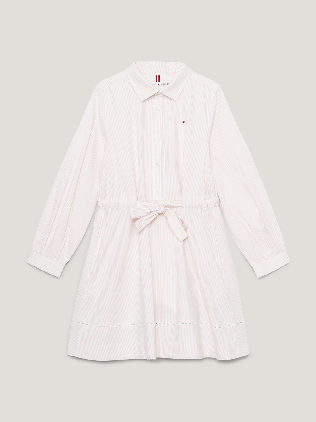 Essential Ithaca Stripe Shirt Dress, Whimsy Pink / White Stripe, hi-res