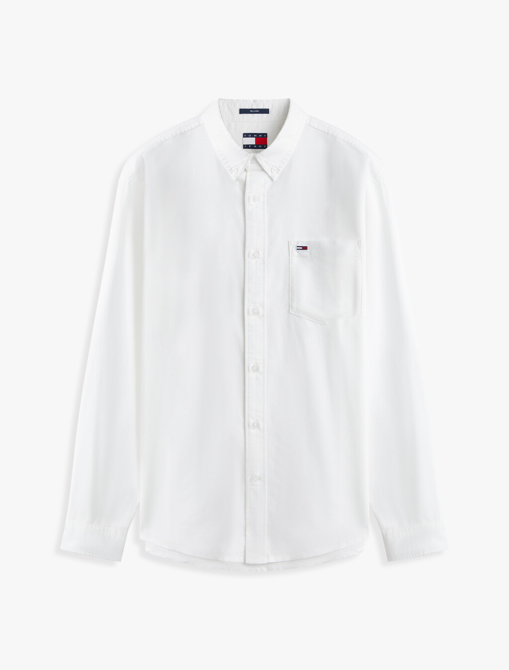 Relaxed Oxford Shirt, Ecru, hi-res