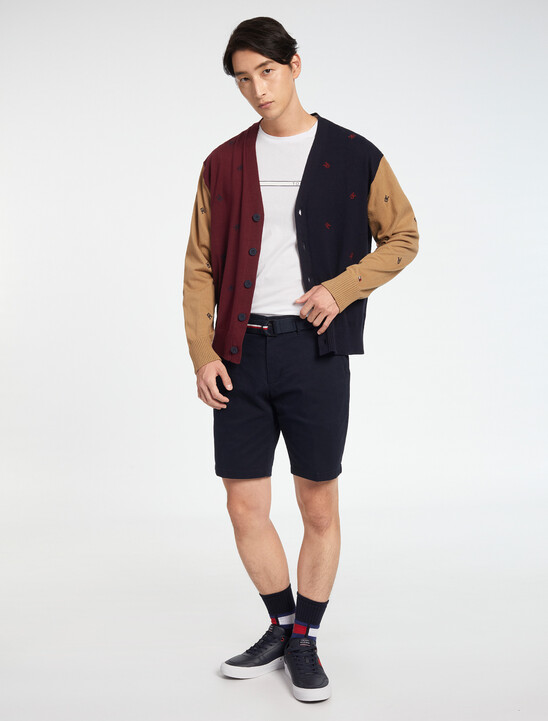 Essential Brooklyn Organic Cotton Twill Shorts With Belt