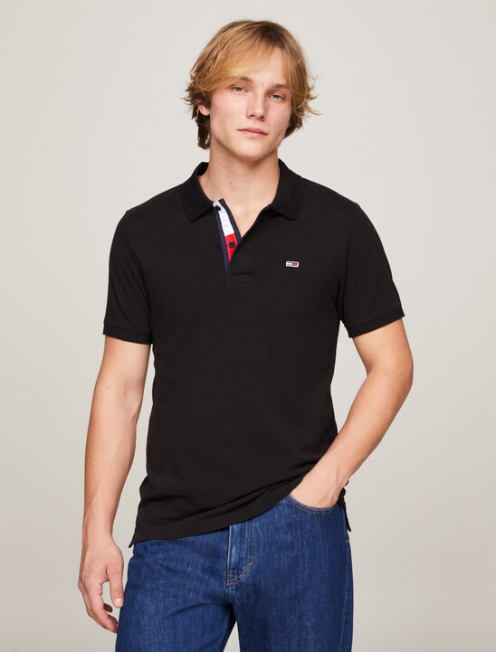 Tommy Jeans 旗幟修身 Polo 恤