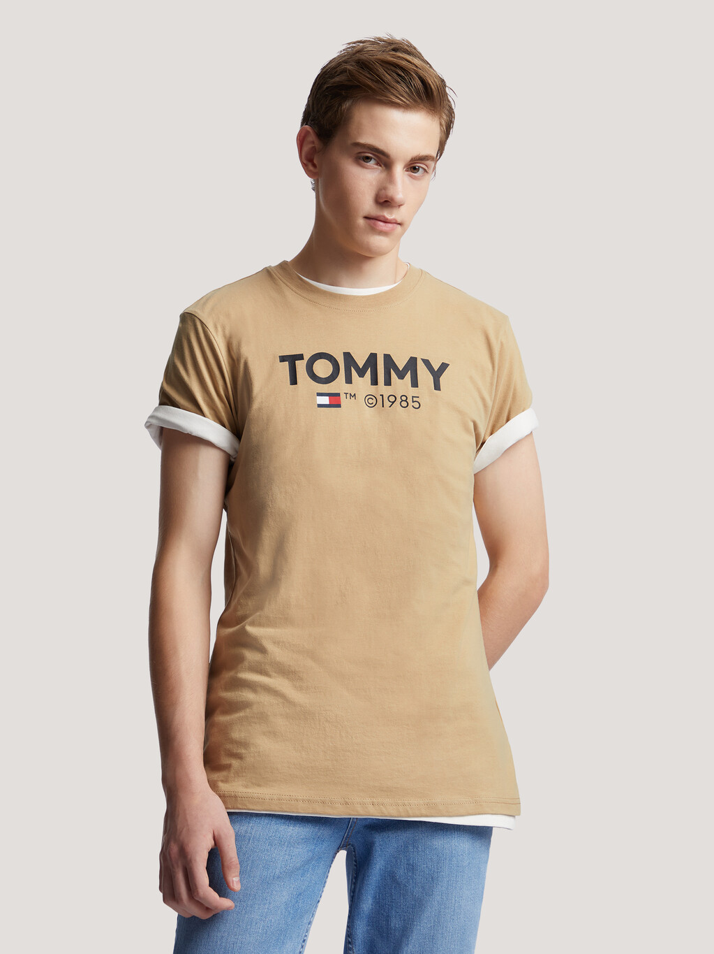 經典標誌 T 恤, Tawny Sand, hi-res